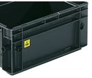 Bac norme Europe en plastique ESD 300 x 200 x 147 mm : VDA-R-KLT 3115 