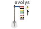 Poteau de Guidage à Sangle EVOLYS Inox à Sceller