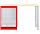 Établi modulaire Multiplex avec armoire à tiroir 8T 1500 mm MW Tools MOD15LP8
