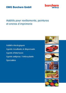 OMG Borchers - Additifs pour Revêtements, Peintures et Encres d'imprimerie