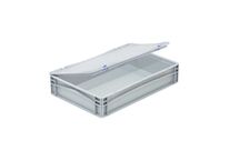 Bac 600x400x135 avec couvercle integre | BECI6412