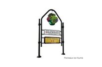 Entrée de ville Province Inox brossé