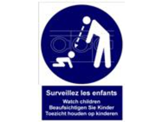 SIGNAUX D'OBLIGATION - SURVEILLEZ VOS ENFANTS