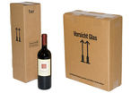 Carton d'expédition pour 1 bouteille 0,75L