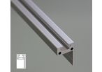 Profilé aluminium plat en L 30x20 - fente de 6 mm