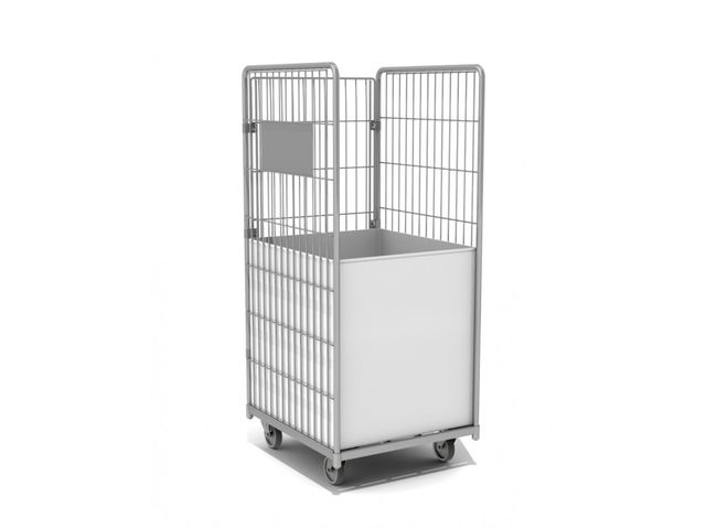 Chariot roll-conteneur ergonomique