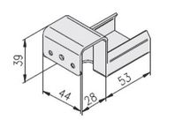 Connecteur Rack-Tube Sans butée