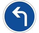 Panneau direction obligatoire à gauche - B21c2