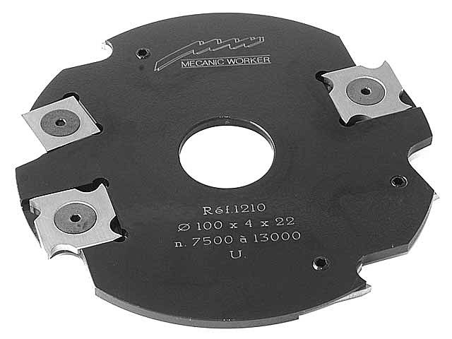 Porte-outils à rainurer pour machine type Lamello