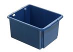 Caisse de rangement garage bleu 32 litres