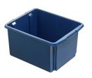 Caisse de rangement garage bleu 32 litres