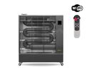 Chauffage Radiateur fioul professionnel mobile radiant infrarouge 29 kW motif en acier inoxydable 2000-4600 m³ Wifi Hipers WDP100IS
