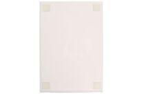 Manutan Expert - Pochette Murale A4 Portrait Adhésive Transparente Semi-Rigide - 2 Pochettes - 10 Ans Garantie