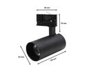 Spot LED sur Rail Triphasé CCT 20W 60° Noir