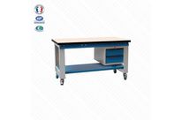 Etabli mobile avec tablette avec caisson suspendu 1 tiroir Armabo - SL1