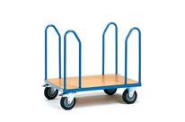 Chariot porte-panneaux 400 à  500 kg avec arceaux latéraux en tube