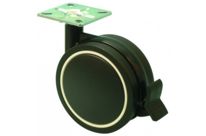 Roulette pivotante à frein diamètre 75 mm : JEMEDESIGN