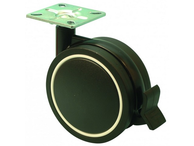 Roulette pivotante à frein diamètre 75 mm : JEMEDESIGN