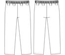 Pantalon médical Poly Coton Blanc