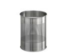 Corbeille à papier en acier inoxydable ajouré 15 litres