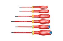 Facom - Jeu 6 tournevis Protwist 1000V - Isolation VDE - Ergonomique - Assortiment Outil