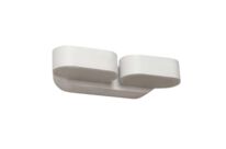 Applique murale LED 2x6W IP54 Orientable - Blanc Chaud 2300K - 3500K / Blanc