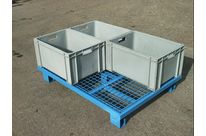 Palette support pour caisses plastiques