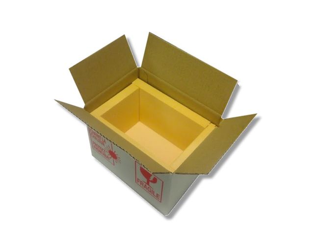 Boîte isotherme en carton avec isolant XPS 200 x 170 x 195
