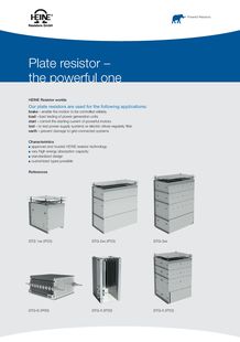Résistances de puissance pour l'industrie