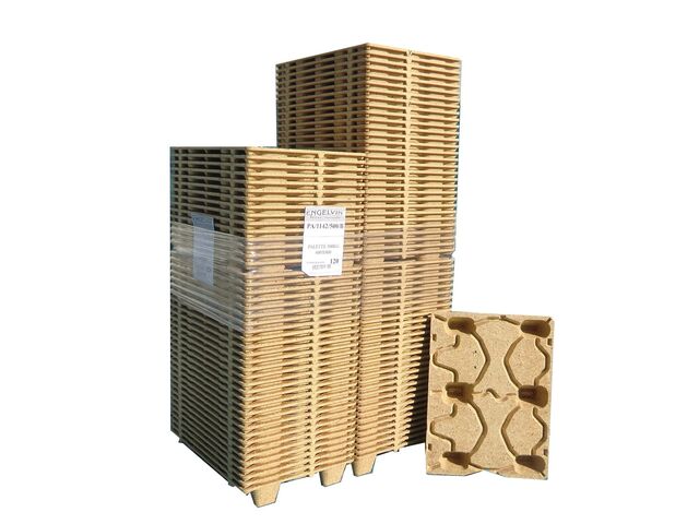 Palettes en bois moulé - Économique &amp; Biodégradable