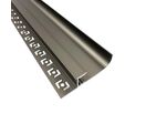 Profilé Aluminium Gris 2m pour Ruban LED