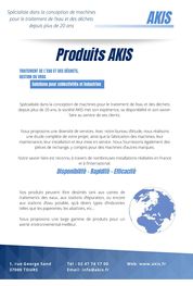 Catalogue Produits AKIS 