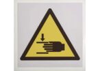 Signalisation de risque d'écrasement | Étiquette de sécurité RS PRO ISO 7010