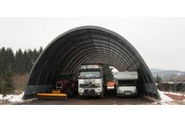 Solution pour le stockage du matériel agricole : Tunnel de stockage TOUTABRI®