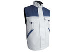 Gilet de travail été  Blanc/Gris TYPHON