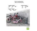 Racks range vélos MODULAIRES SCHOOL à 90° ou 45°
