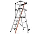 Tubesca-Comabi - Plateforme de travail Raptor 4 marches Aluminium - Hauteur de travail 2.94m - Charge 150kg - Éco-responsable