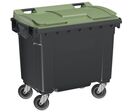Sulo - Conteneur 750L Gris Vert 4 Roues - Plastique Recyclé 100% - Charge 300kg - Éco-responsable