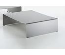 Table basse en feuille d'aluminium