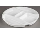 PLA 1082 -  Assiette compartimentée ø 241 5 alvéoles