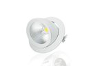 Spot LED COB Escargot 20W - Couleur éclairage - Blanc chaud 3000°K