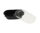 Barquette noire plastique micro-ondable 360 grammes x 250 Firplast