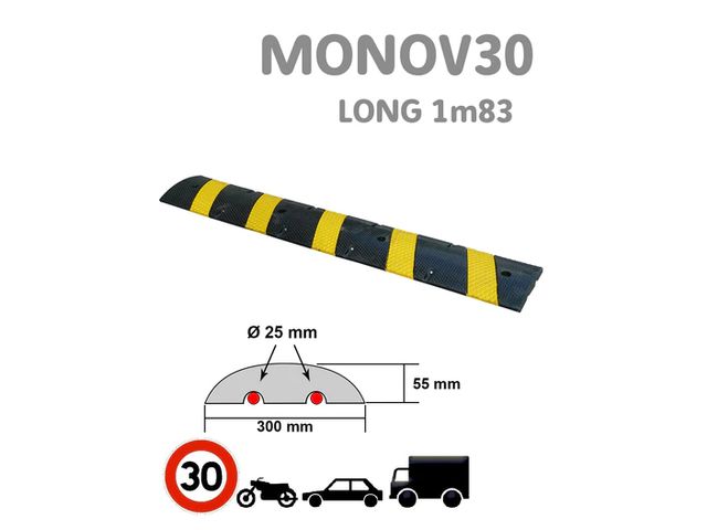 Ralentisseur MONOV30 Longueur 1M83 Haut 5cm