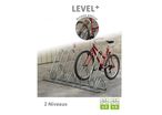 Râtelier range vélos LEVEL+ 3 et 5 places