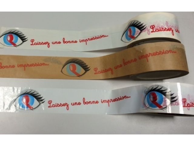 ruban adhésif havane PPL 50 X 66 impression 1 couleur boite de 72