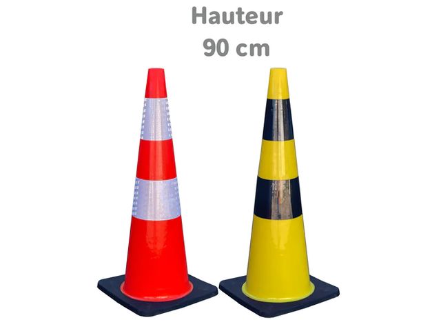 Cône de balisage 90 cm - LESTÉ