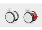 Roulette design pivotante avec ou sans frein | Linea