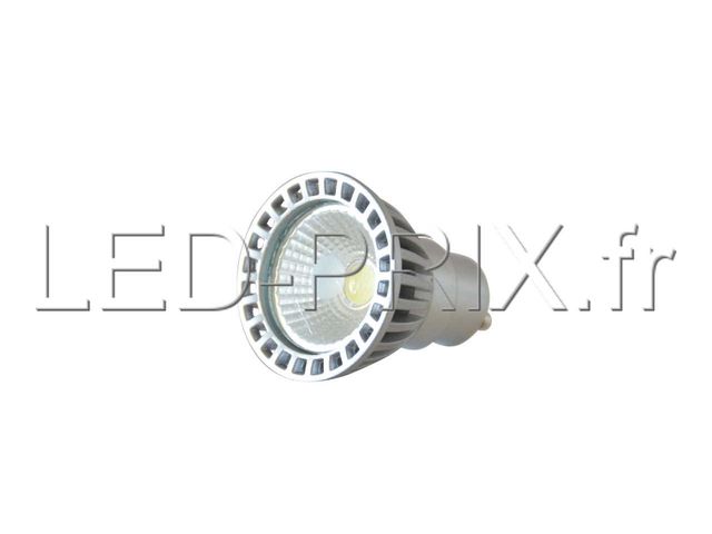 Spot LED encastrable blanc froid 3 watts culot GU10