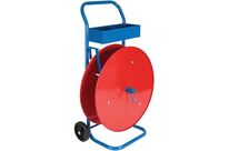 BBA Emballages - Dévidoir MULTICERCL pour feuillard plastique - Mandrin 406mm - Largeur 12-19mm - Mobile et Pratique