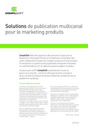 Catalogue Présentation générale CompilSoft